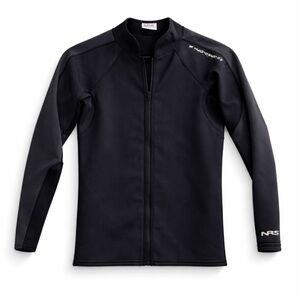 NRS Hydroskin Titanium Neoprene Top Black Long Sleeve Size Medium